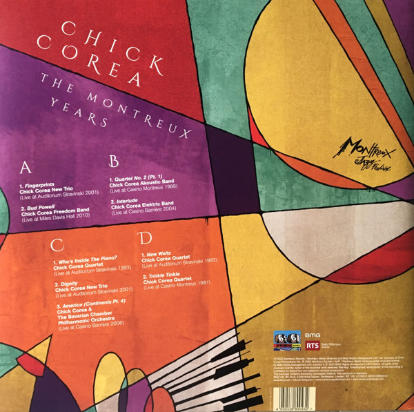 Chick Corea - The Montreux Years | Montreux Jazz Festival (BMGCAT583DLP) - 3