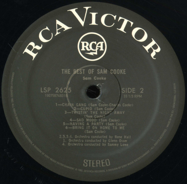 Sam Cooke - The Best Of Sam Cooke | RCA (19075874931) - 3 Sam Cooke - The Best Of Sam Cooke | RCA (19075874931) - 3