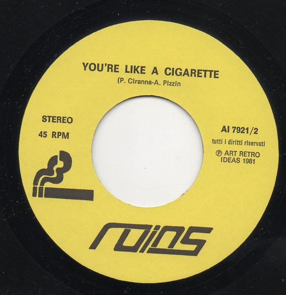 Ruins - Short Wave / You're Like A Cigarette | Art Retro Ideas (AI 7921) - 4