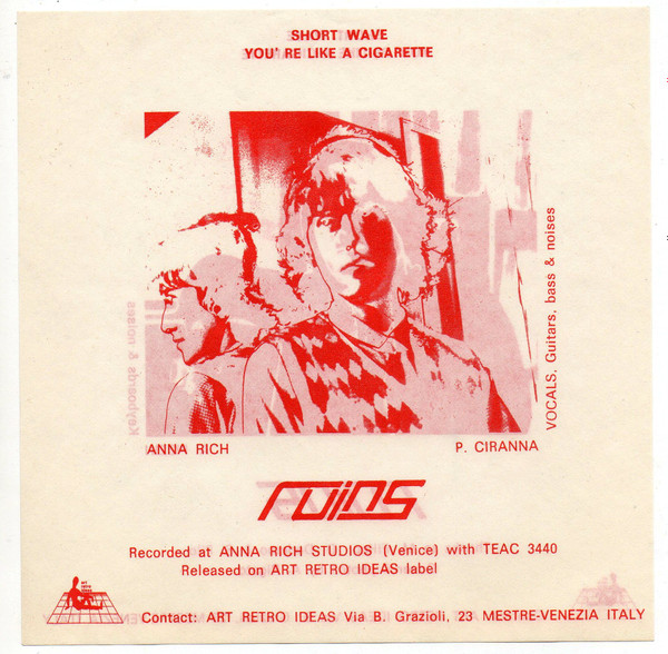 Ruins - Short Wave / You're Like A Cigarette | Art Retro Ideas (AI 7921) - 2