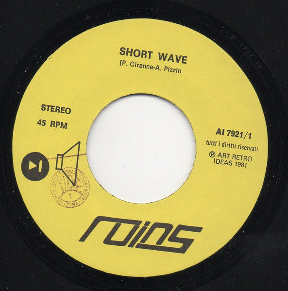 Ruins - Short Wave / You're Like A Cigarette | Art Retro Ideas (AI 7921) - 3