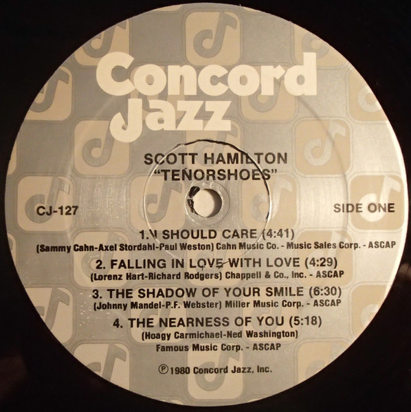 Scott Hamilton - Tenorshoes | Concord Jazz (CJ-127) - 3 Scott Hamilton - Tenorshoes | Concord Jazz (CJ-127) - 3