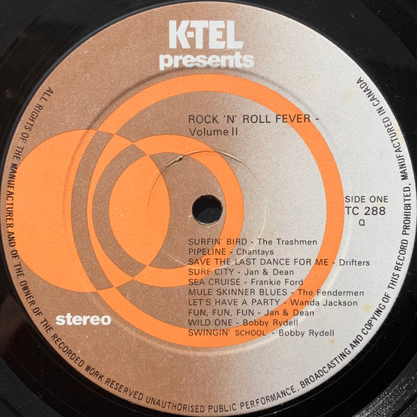 Various - Rock 'n Roll Fever Volume II | K-Tel (TC 288-2) - 3