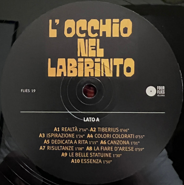 Roberto Nicolosi - L'occhio Nel Labirinto | Four Flies Records (FLIES 19) - 3 Roberto Nicolosi - L'occhio Nel Labirinto | Four Flies Records (FLIES 19) - 3