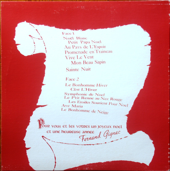 Fernand Gignac - Fernand Gignac Chante Noël | Franco-Élite (FS-16915) - 2 Fernand Gignac - Fernand Gignac Chante Noël | Franco-Élite (FS-16915) - 2