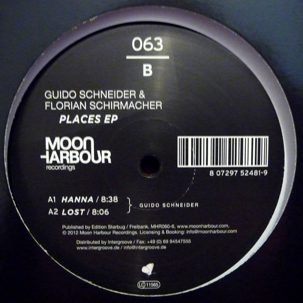 Guido Schneider & Florian Schirmacher - Places EP | Moon Harbour Recordings (MHR063-6) - 2