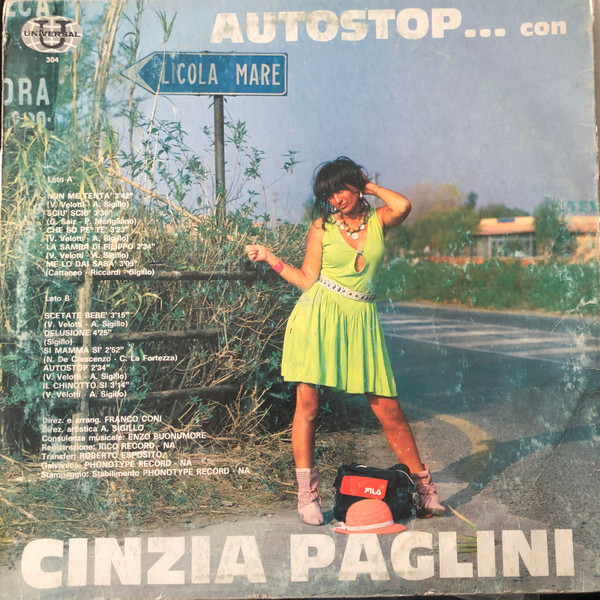 Cinzia Paglini - Autostop... Con | Universal (LPX 50034) - 2 Cinzia Paglini - Autostop... Con | Universal (LPX 50034) - 2
