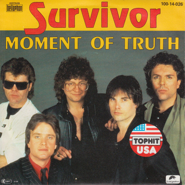 Survivor - Moment Of Truth | Scotti Bros. Records (100·14·026) - 2