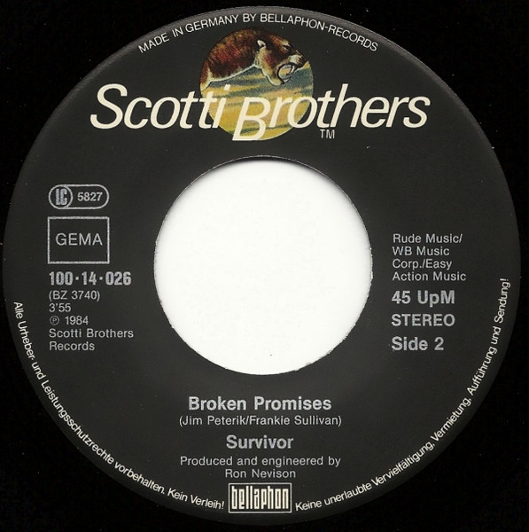 Survivor - Moment Of Truth | Scotti Bros. Records (100·14·026) - 4