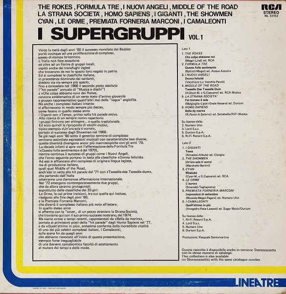 Various - I Supergruppi Vol.1 | RCA (NL 33153) - 2 Various - I Supergruppi Vol.1 | RCA (NL 33153) - 2