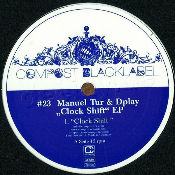 Manuel Tur & Dplay - Clock Shift EP | Compost Black Label (#23)