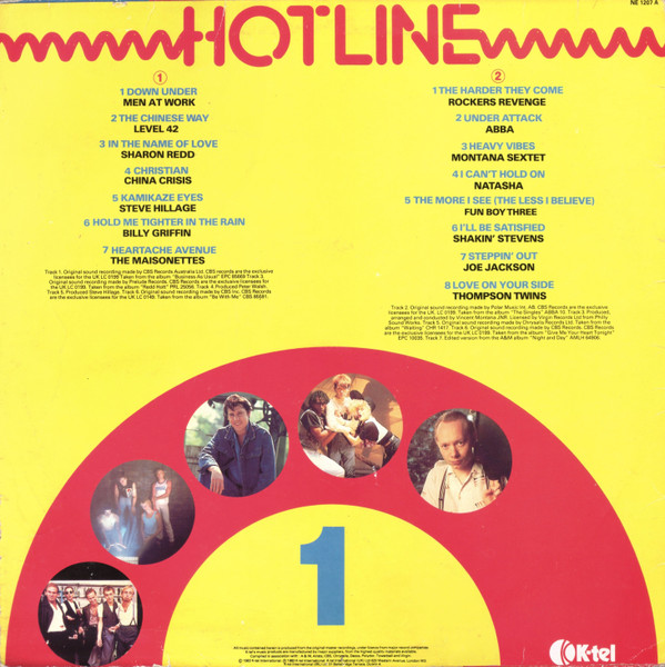 Various - Hotline 1 | K-Tel (NE 1207 A) - 2