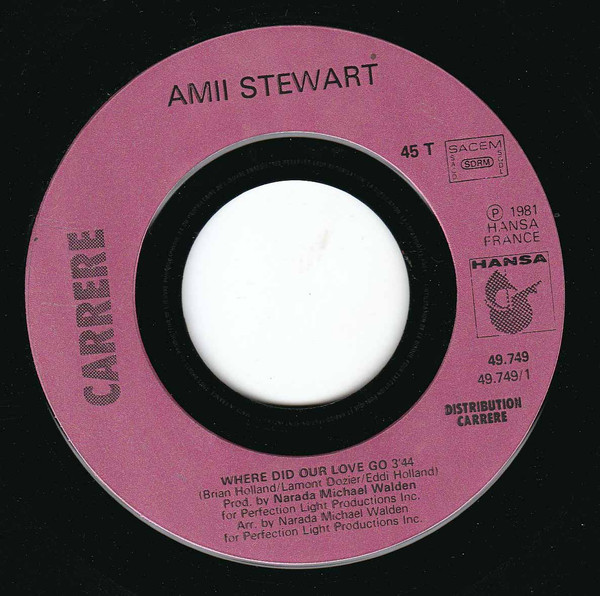Amii Stewart - Where Did Our Love Go | Carrere (49.749) - 3 Amii Stewart - Where Did Our Love Go | Carrere (49.749) - 3