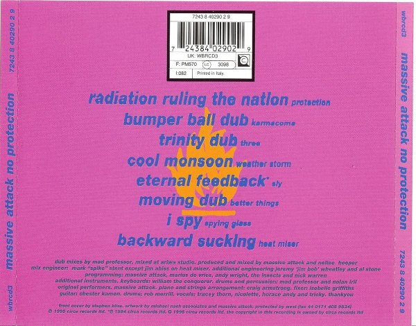 Massive Attack V Mad Professor - No Protection | Wild Bunch Records (WBRCD 3) - 2 Massive Attack V Mad Professor - No Protection | Wild Bunch Records (WBRCD 3) - 2