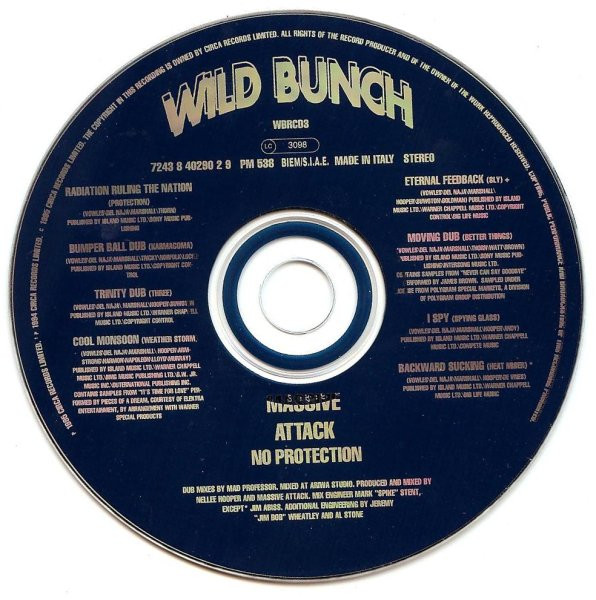 Massive Attack V Mad Professor - No Protection | Wild Bunch Records (WBRCD 3) - 3 Massive Attack V Mad Professor - No Protection | Wild Bunch Records (WBRCD 3) - 3