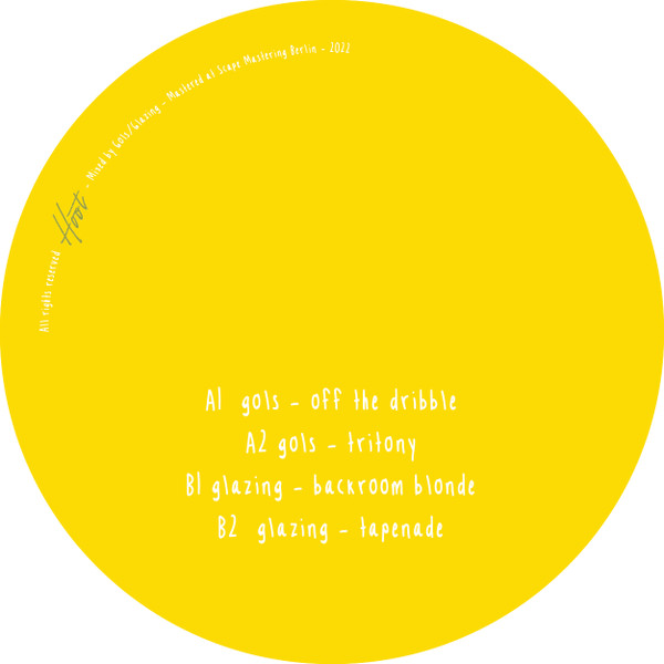 Gols / Glazing - As Above, So Below Ep | Hoot Music (HOOT003)