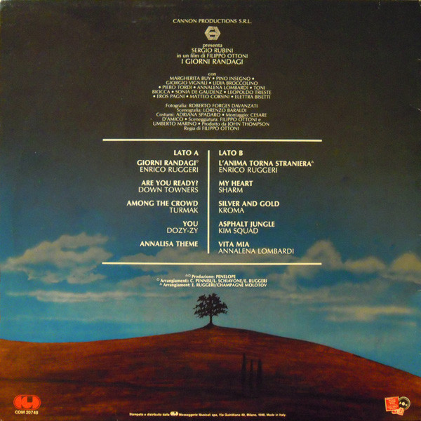 Various - I Giorni Randagi (Colonna Sonora Originale Del Film) | CGD (COM 20748) - 2 Various - I Giorni Randagi (Colonna Sonora Originale Del Film) | CGD (COM 20748) - 2