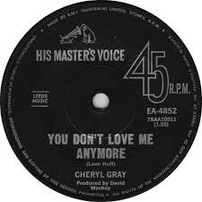 Cheryl Gray - You Don't Love Me Anymore | His Master's Voice (EA-4852) - main
