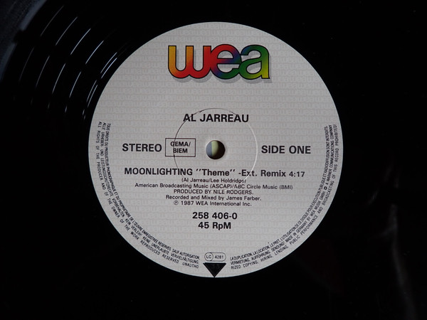 Al Jarreau - Moonlighting | WEA (258 406-0) - 3