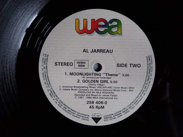 Al Jarreau - Moonlighting | WEA (258 406-0) - 4