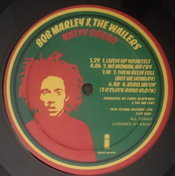 Bob Marley & The Wailers - Natty Dread | Island Records (ILPS 9281) - 3 Bob Marley & The Wailers - Natty Dread | Island Records (ILPS 9281) - 3