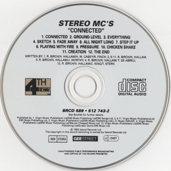 Stereo MC's - Connected | 4th & Broadway (BRCD 589) - 3