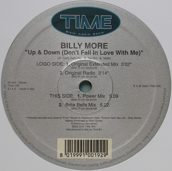 Billy More - Up & Down (Don't Fall In Love With Me) | TIME (TIME 199) - 3 Billy More - Up & Down (Don't Fall In Love With Me) | TIME (TIME 199) - 3
