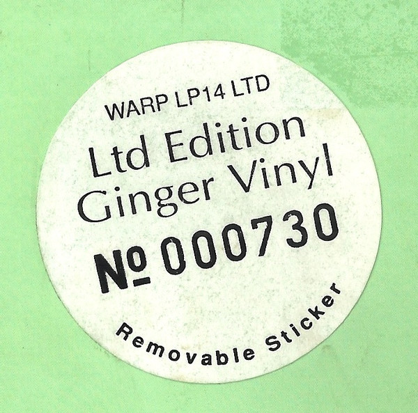 Speedy J - Ginger | Warp Records (WARP LP 14 LTD) - 2