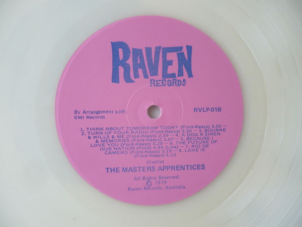 The Master's Apprentices - Hands Of Time | Raven Records (RVLP-01) - 3 The Master's Apprentices - Hands Of Time | Raven Records (RVLP-01) - 3