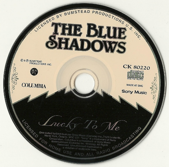 The Blue Shadows - Lucky To Me | Columbia (CK 80220) - 3