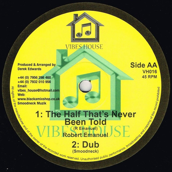 Dezzi D / Robert Emanuel - Postcode War / The Half That's Never Been Told | Vibes House (VH016) - 2 Dezzi D / Robert Emanuel - Postcode War / The Half That's Never Been Told | Vibes House (VH016) - 2