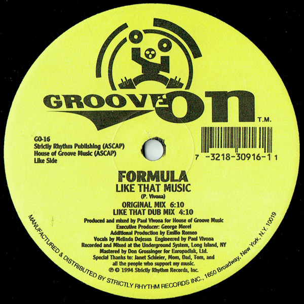 Formula - Never Gonna Give You Up | Groove On (GO-16) - main Formula - Never Gonna Give You Up | Groove On (GO-16) - main