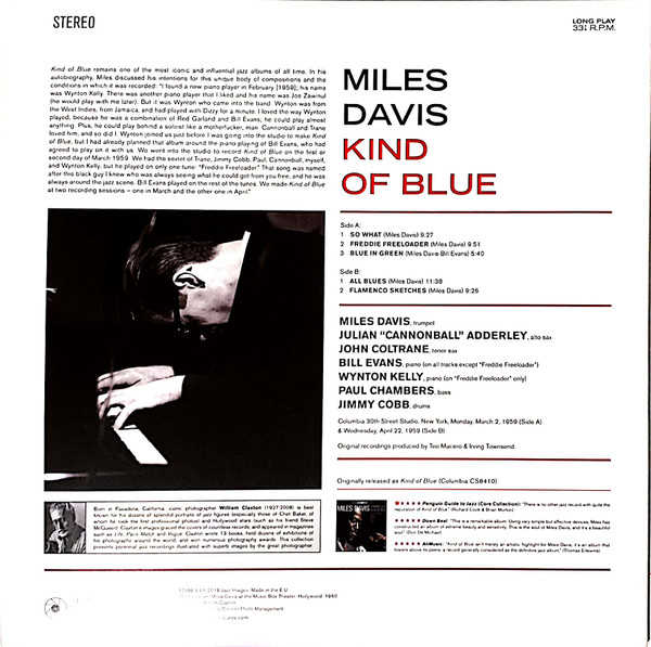 Miles Davis - Kind Of Blue | Jazz Images (37108) - 4