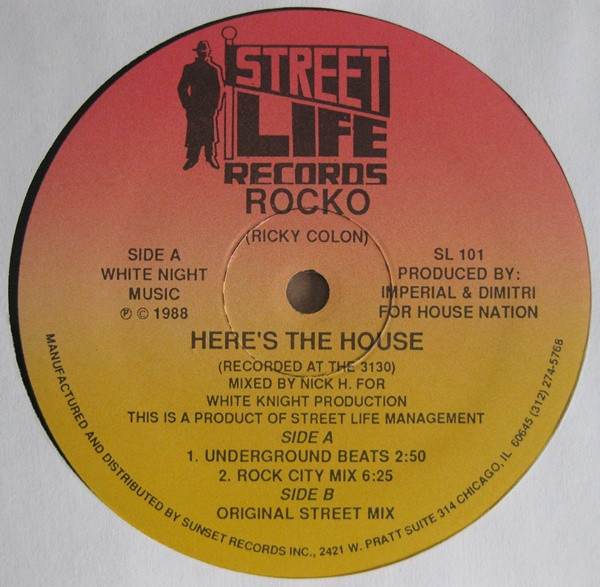 Rocko - Here's The House | Street Life Records (SL 101) - main Rocko - Here's The House | Street Life Records (SL 101) - main