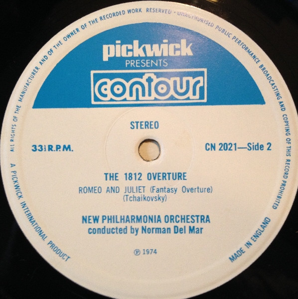 Pyotr Ilyich Tchaikovsky , New Philharmonia Orchestra Cond. By Norman Del Mar - 1812 Overture Op. 49 | Contour (CN 2021) - 4