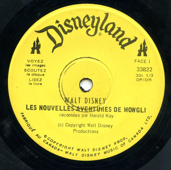 Harold Kay - Les Nouvelles Aventures De Mowgli | Disneyland (33822) - 2