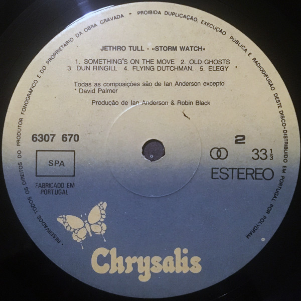 Jethro Tull - Stormwatch | Chrysalis (6307 670) - 2