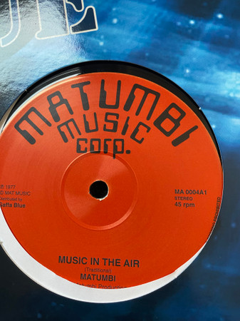 Matumbi - Music In The Air / Guide Us | Matumbi Music Corp (MA 0004) - main