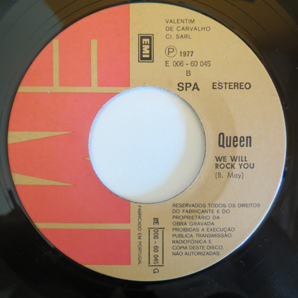 Queen - We Are The Champions / We Will Rock You | EMI (8E 006-60045) - 4