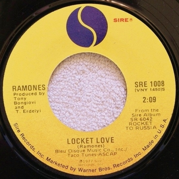 Ramones - Rockaway Beach / Locket Love | Sire (SRE 1008) - 4