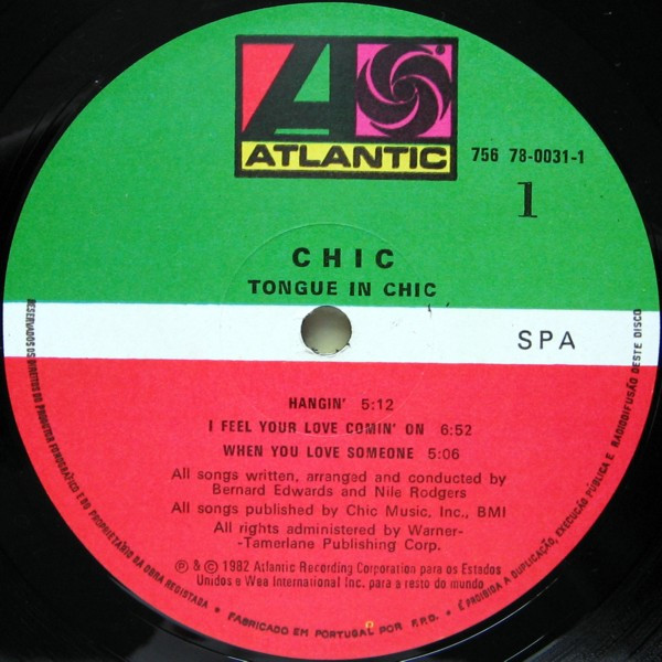 Chic - Tongue In Chic | Atlantic (756 78-0031-1) - 3