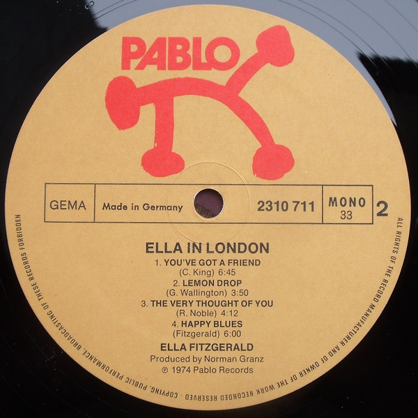 Ella Fitzgerald - Ella In London | Pablo Records (2310 711) - 3