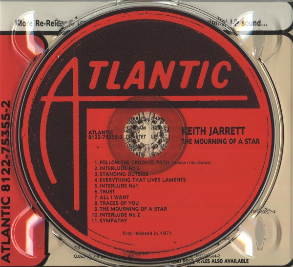 Keith Jarrett - The Mourning Of A Star | Atlantic (8122-75355-2) - 3