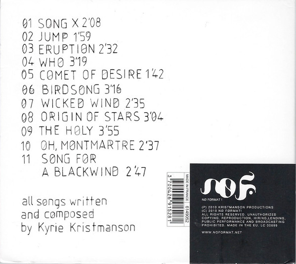 Kyrie Kristmanson - Origin Of Stars | No Format (NØF. 14) - 2 Kyrie Kristmanson - Origin Of Stars | No Format (NØF. 14) - 2