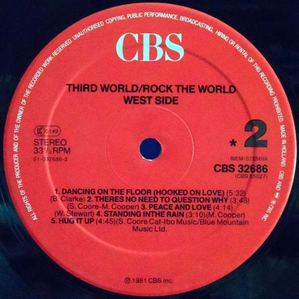 Third World - Rock The World | CBS (CBS 32686) - 4 Third World - Rock The World | CBS (CBS 32686) - 4