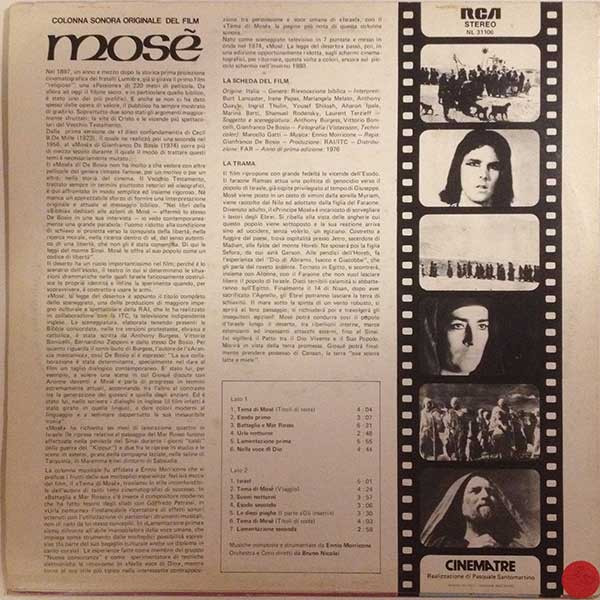 Ennio Morricone - Mosè (Colonna Sonora Originale Del Film) | RCA (NL 31106) - 2 Ennio Morricone - Mosè (Colonna Sonora Originale Del Film) | RCA (NL 31106) - 2