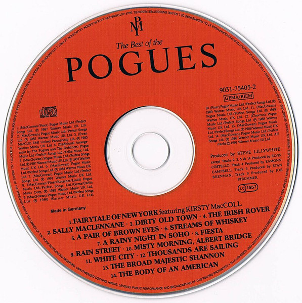 The Pogues - The Best Of The Pogues | Pogue Mahone Records (9031-75405-2) - 3 The Pogues - The Best Of The Pogues | Pogue Mahone Records (9031-75405-2) - 3