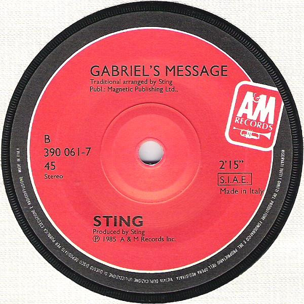 Sting - Russians | A&M Records (390 061-7) - 4