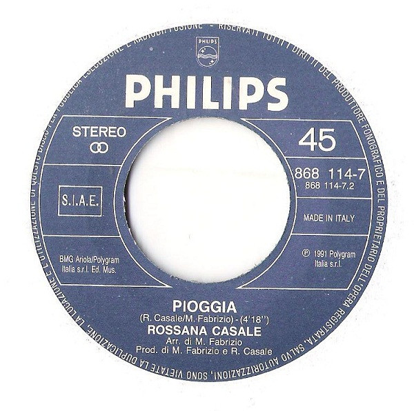 Rossana Casale - Terra | Philips (868 114-7) - 4