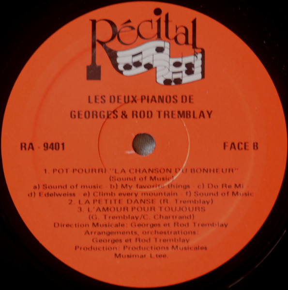 Georges Tremblay & Rod Tremblay - Les Deux Pianos de Georges & Rod Tremblay | Récital (RA-9401) - 4
